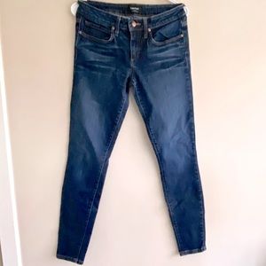 BEBE Dark Navy Blue Skinny Jeans, Size 29R